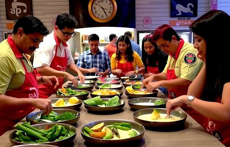 Masala Market Mayhem community cooking meetup in Mumbai where players prepare real dishes from the game